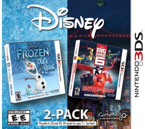 FROZEN OLAFS QUEST/BIG HERO 6 - NINTENDO 3DS