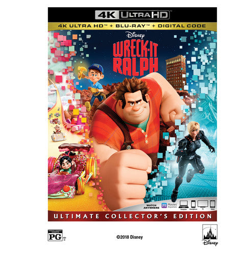 WRECK-IT RALPH (ANIMATED: 4K/BLU-RAY) - 4K/BLU-RAY