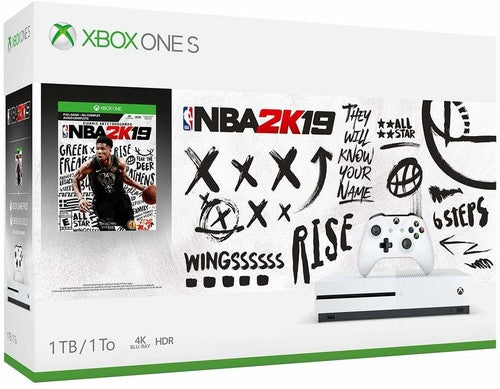 XBOX ONE S 1TB NBA 2K19 BUNDLE - GAME SYSTEM