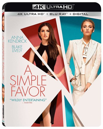 SIMPLE FAVOR (2018: 4K/BLU-RAY) - 4K/BLU-RAY