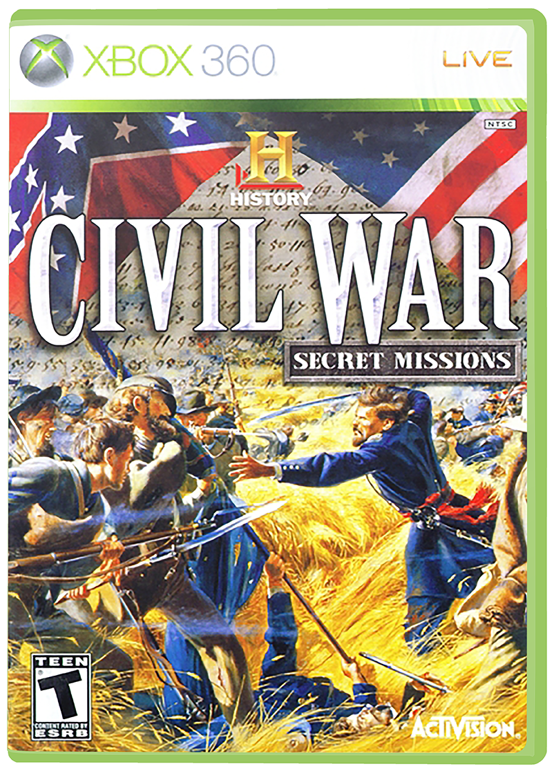 History Channel Civil War Secret Mission - XBOX 360