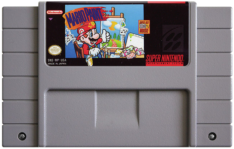 Mario Paint (Bundle w/mouse & pad) - SNES