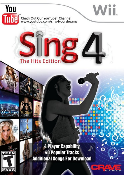 Sing 4 The Hits Edition w/Mircophone - Wii