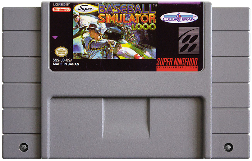 Super Baseball Simulator 1000 - SNES