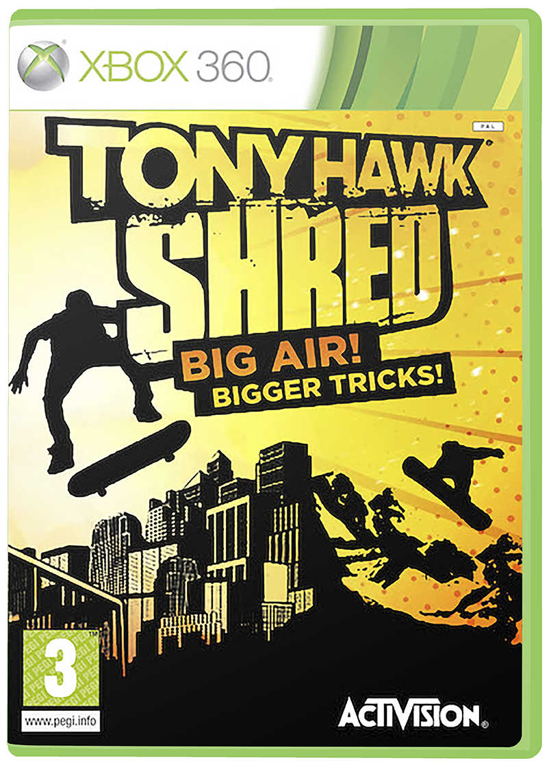 Tony Hawks Shred (Bundle w/skateboard) - XBOX 360