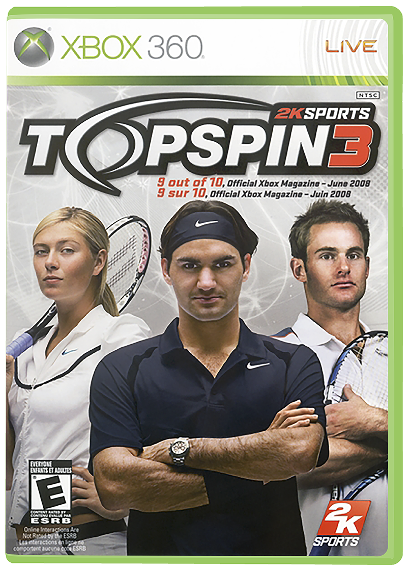 Top Spin 3 - XBOX 360