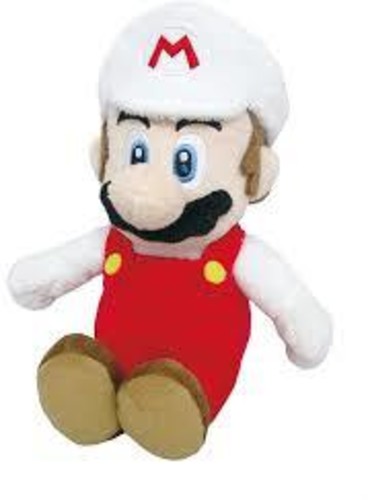 PLUSH: FIRE MARIO (10") - SUPER MARIO