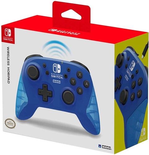 CONTROLLER: WIRELESS HORIPAD (BLUE) - NINTENDO SWITCH: CONTROLLER