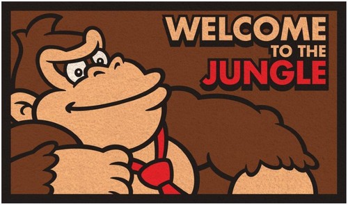 DOORMAT: WELCOME TO JUNGLE (17X29) - DONKEY KONG
