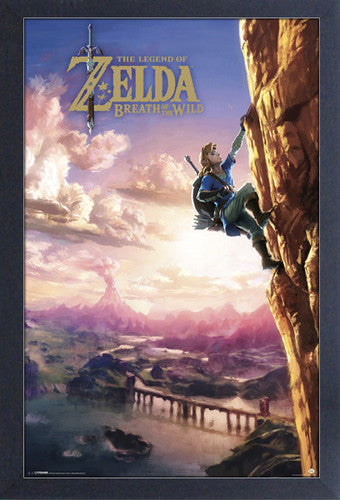 BOTW CLIMBING: FRAMED ART (11X17) - TOYS/NOVELTY