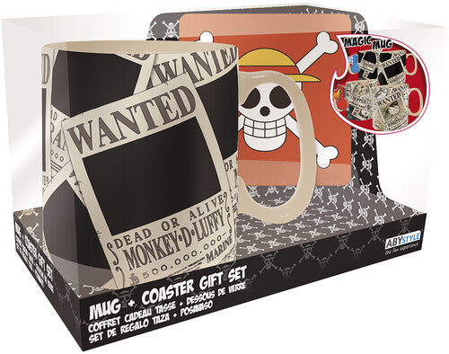 GIFT SET: MUG & COASTER (LUFFY) - ONE PIECE