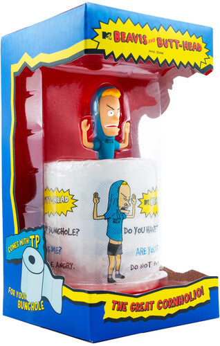 CORNHOLIO FIG & TP ROLL (SDCC EXCLUSIVE) - BEAVIS & BUTT-HEAD