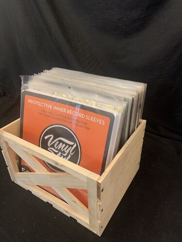 CRATE (40 LP: 13 (W) X 8 (H) X 13 (D) - AUDIO ACCESSORIES