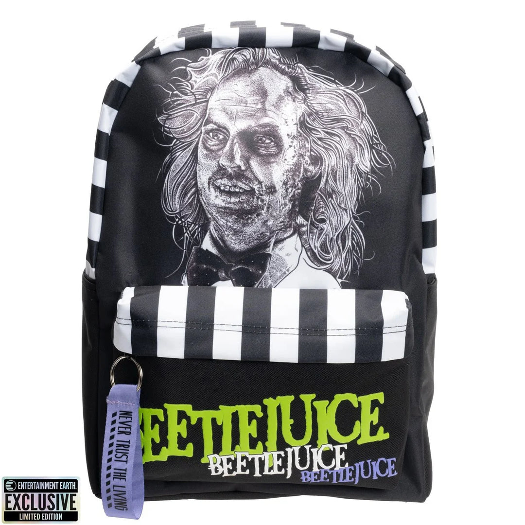 BACKPACK: BEETLEJUICE STRIPES (EE EX) - APPAREL