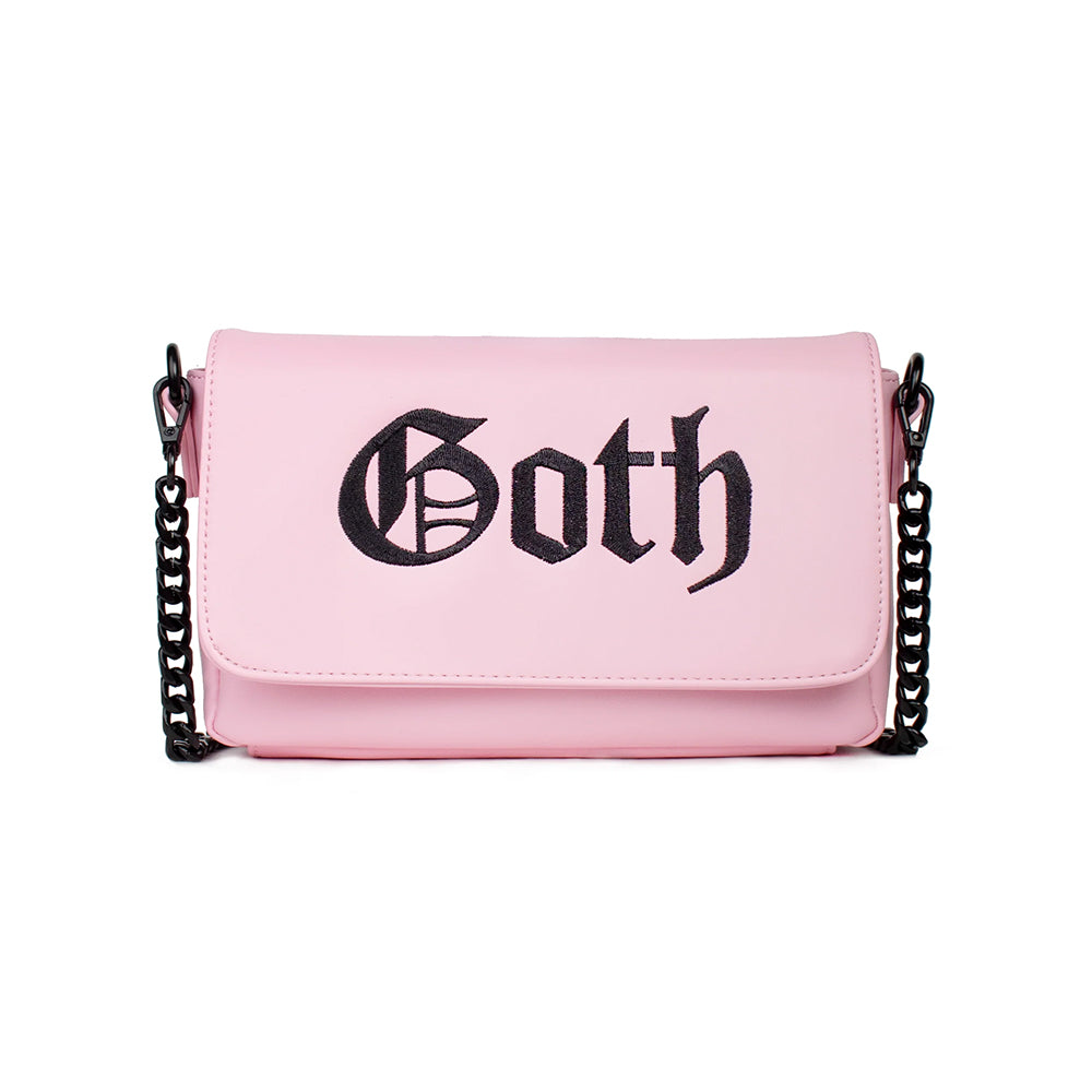 CROSSBODY BAG: GOTH (PINK) - BLACKCRAFT