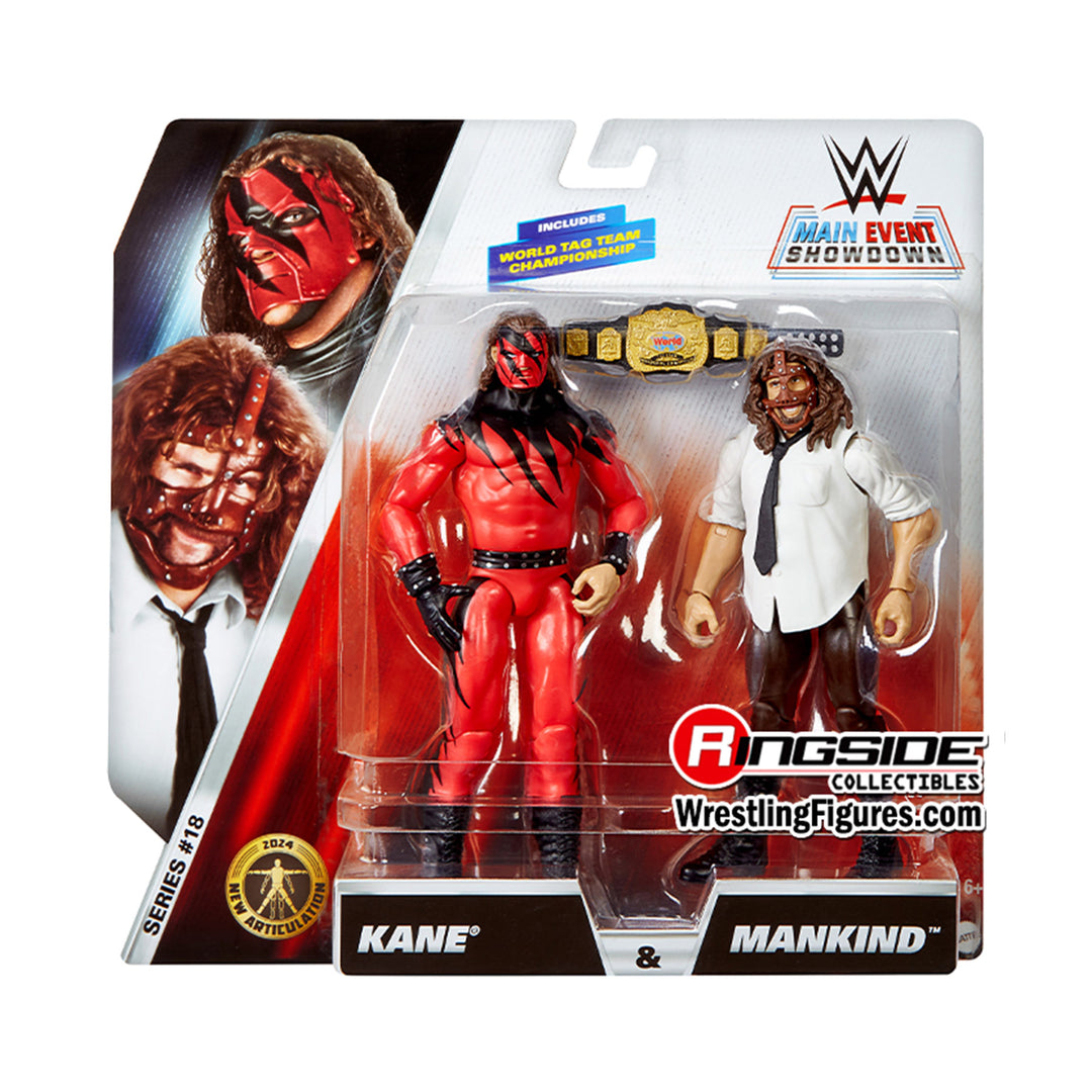 MANKIND/KANE: FIGURE 2 PACK - TOYS/NOVELTY