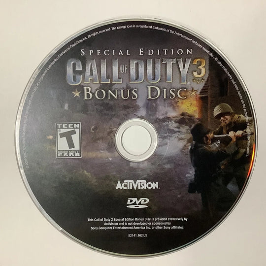 Call of Duty 3 Special Editon (2 discs) - PLAYSTATION 2