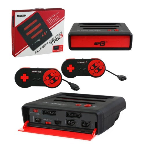 SUPER RETRO TRIO: BLACK/RED