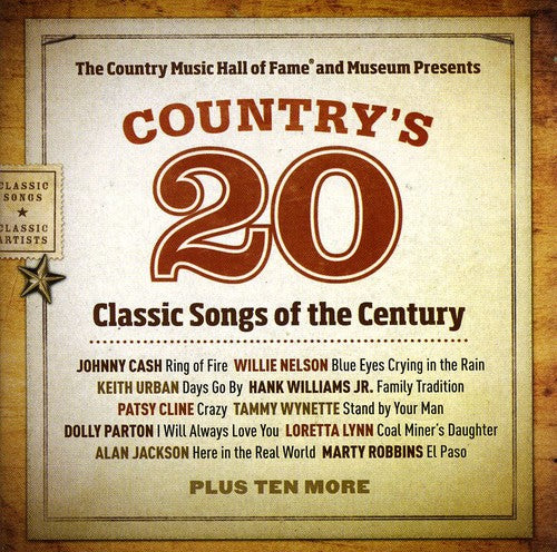 COUNTRYS 20 CLASSIC SONGS OF CENTURY - CD