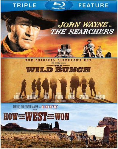 SEARCHERS/WILD BUNCH/HOW WEST WAS WON - BLU-RAY