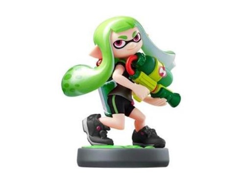 FIGURE-AMIIBO-INKLING GIRL-LIME GREEN - AMIIBO