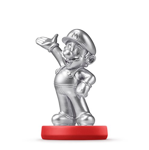 FIGURE-AMIIBO-MARIO SILVER EDITION-SUPER - AMIIBO