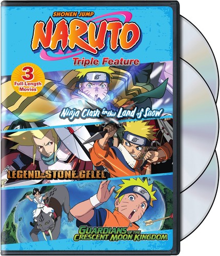 NARUTO TRIPLE FEATURE (3 DVD) - DVD