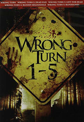 WRONG TURN 1-5  (5 DVD) - DVD