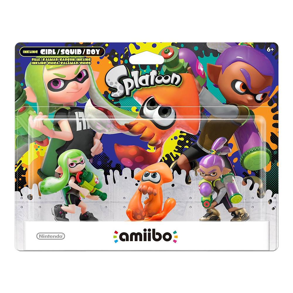 FIGURE-AMIIBO-GIRL/SQUID/BOY SPLATOON - AMIIBO
