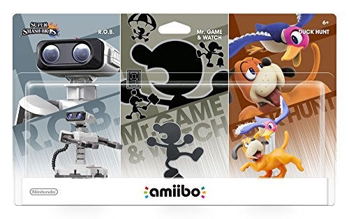 FIGURES-AMIIBO-3PK-R.O.B./WATCH/DUCK HUN - AMIIBO