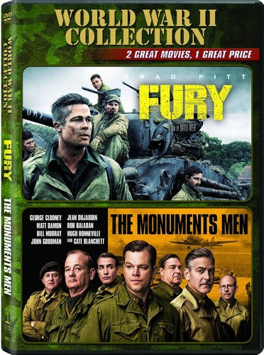 FURY / MONUMENTS MEN (2 DVD) - DVD