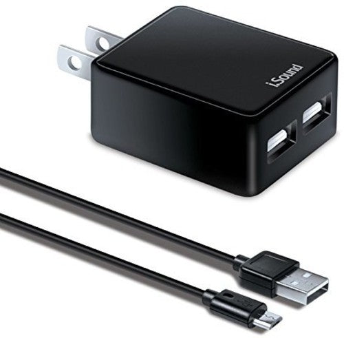 DUAL USB AC PLUG W/ MICRO USB CABLE - UNIVERSAL: ADAPATER