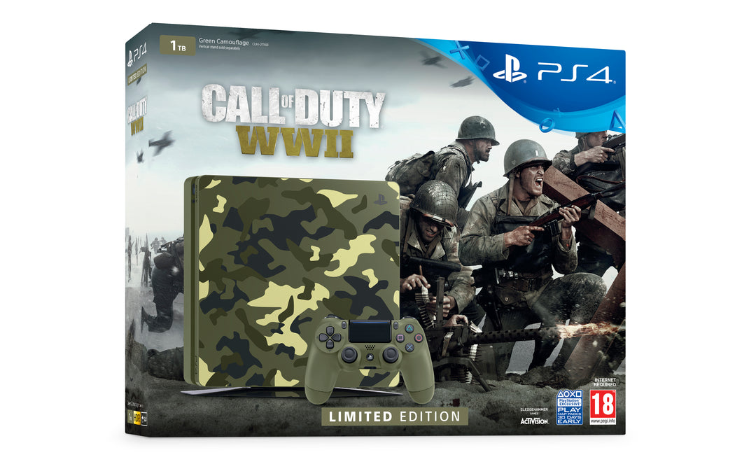 PS4 1TB CALL OF DUTY WWII BUNDLE - GAME SYSTEM