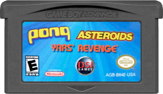 PONG ASTEROIDS YARS REVENGE - GAMEBOY ADVANCE