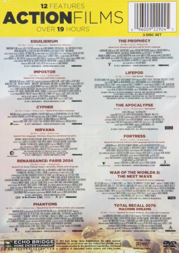 ACTION FILMS (3 DVD/12 FILMS) - DVD