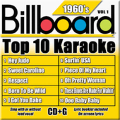 BILLBOARD TOP 10 KARAOKE: 1960S - CD