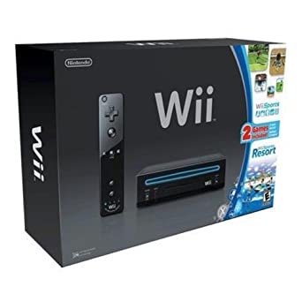 Wii Black Bundle with Wii Sports & Motio - GAME SYSTEM