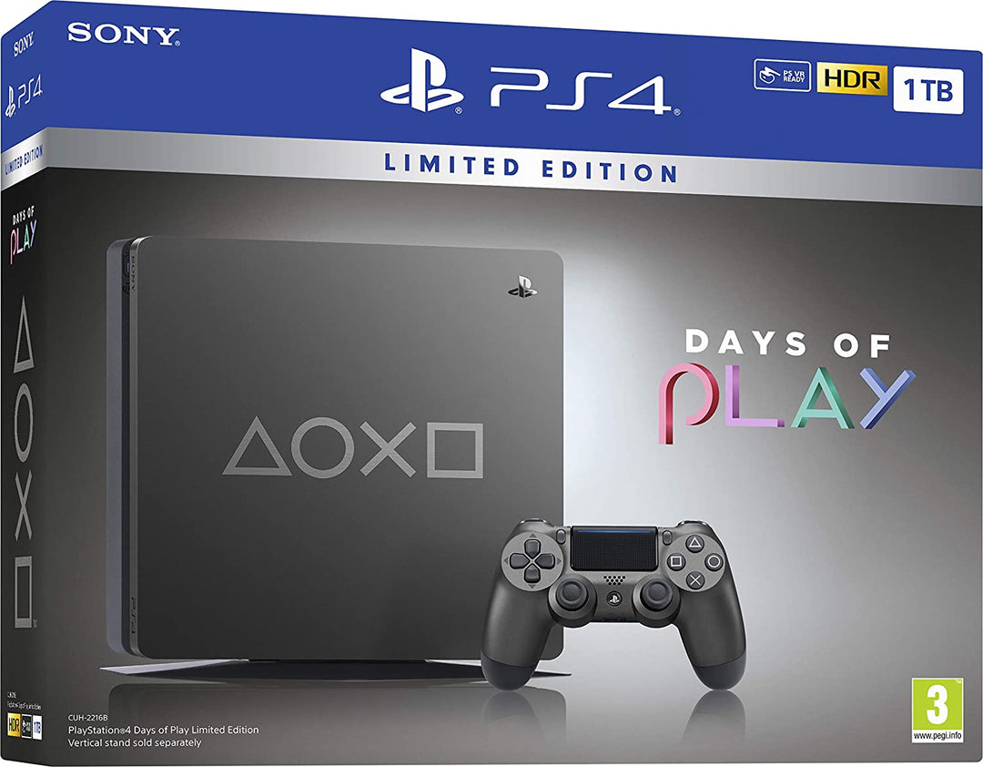 PS4 1TB DAYS OF PLAY LIMITED EDITION - GAME SYSTEM