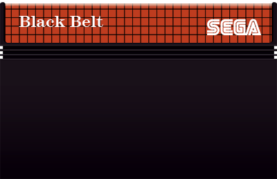 Black Belt - SEGA MASTER