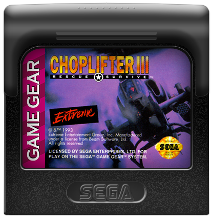 Choplifter III - GAME GEAR