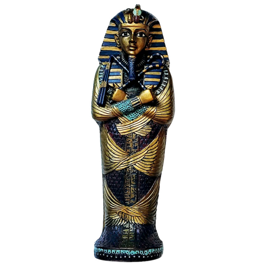 7  FIGURE WITH SARCOPHAGUS - MUMMY