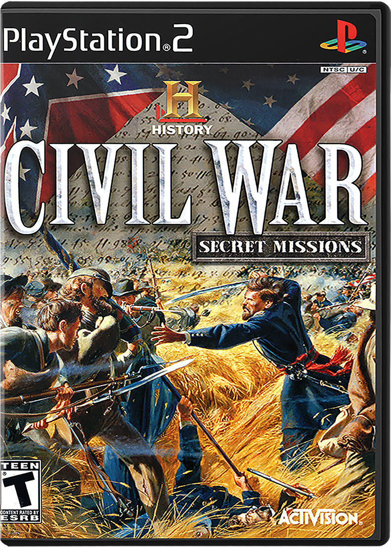 History Channel Civil War Secret Mission - PLAYSTATION 2