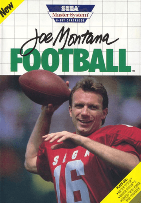 JOE MONTANA FOOTBALL - SEGA MASTER