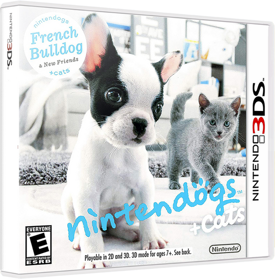 NINTENDOGS & CATS FRENCH BULLDOG & NEW F - NINTENDO 3DS