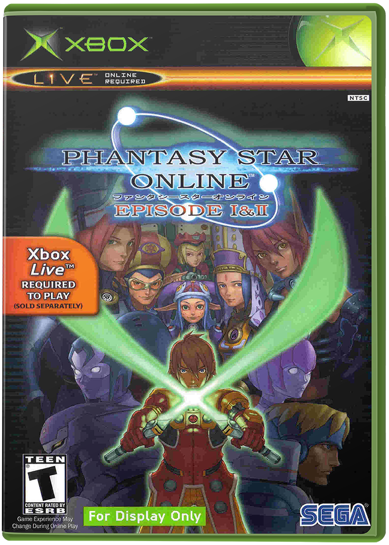 Phantasy Star Online Episode 1 & 2 - XBOX-Do not take used-online o