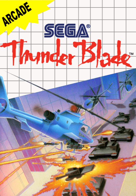 Thunder Blade - SEGA MASTER