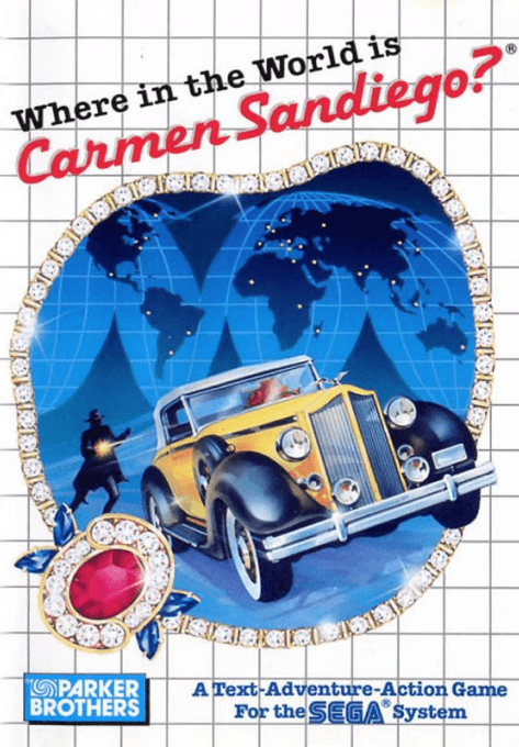 Where In The World Is Carmen Sandiego - SEGA MASTER