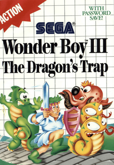 Wonder Boy III The Dragons Trap - SEGA MASTER